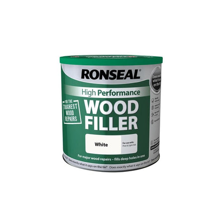 Ronseal High-Performance Wood Filler White 3.7kg-RSLHPWFW37K