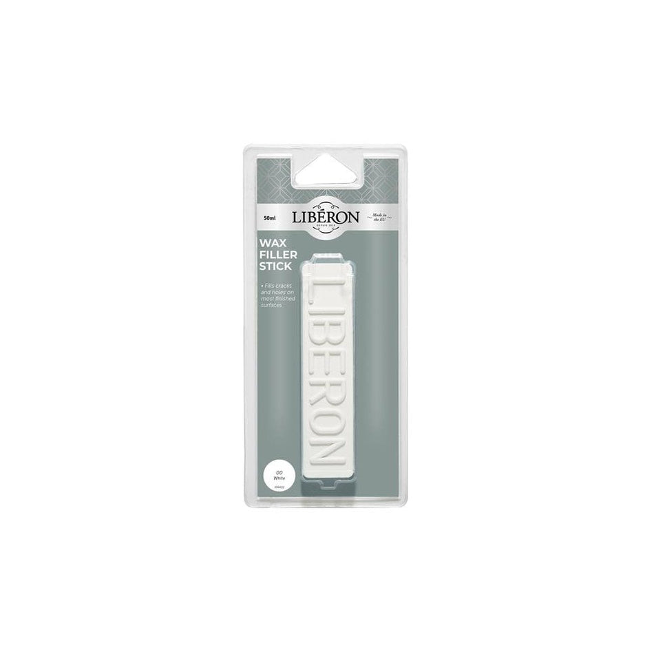 Liberon Wax Filler Stick 00 White 50g-LIBWFSWN