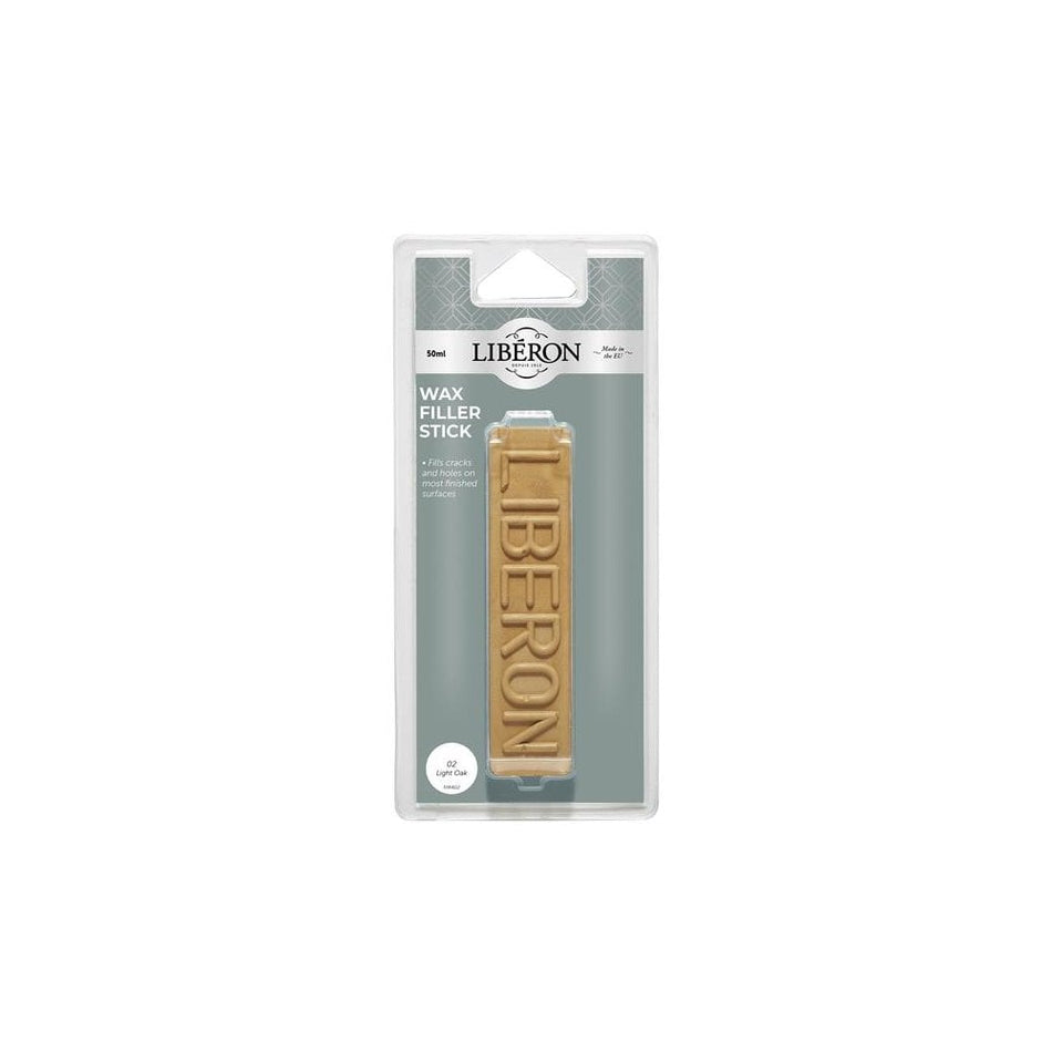 Liberon Wax Filler Stick 02 Light Oak 50g-LIBWFSLON