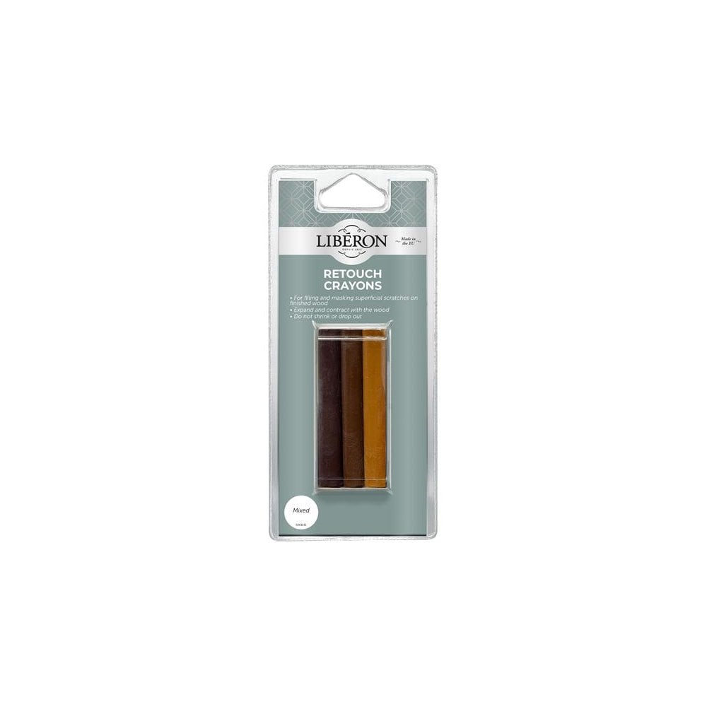 Liberon Retouch Crayons Mixed (3 Pack)-LIBRCAN