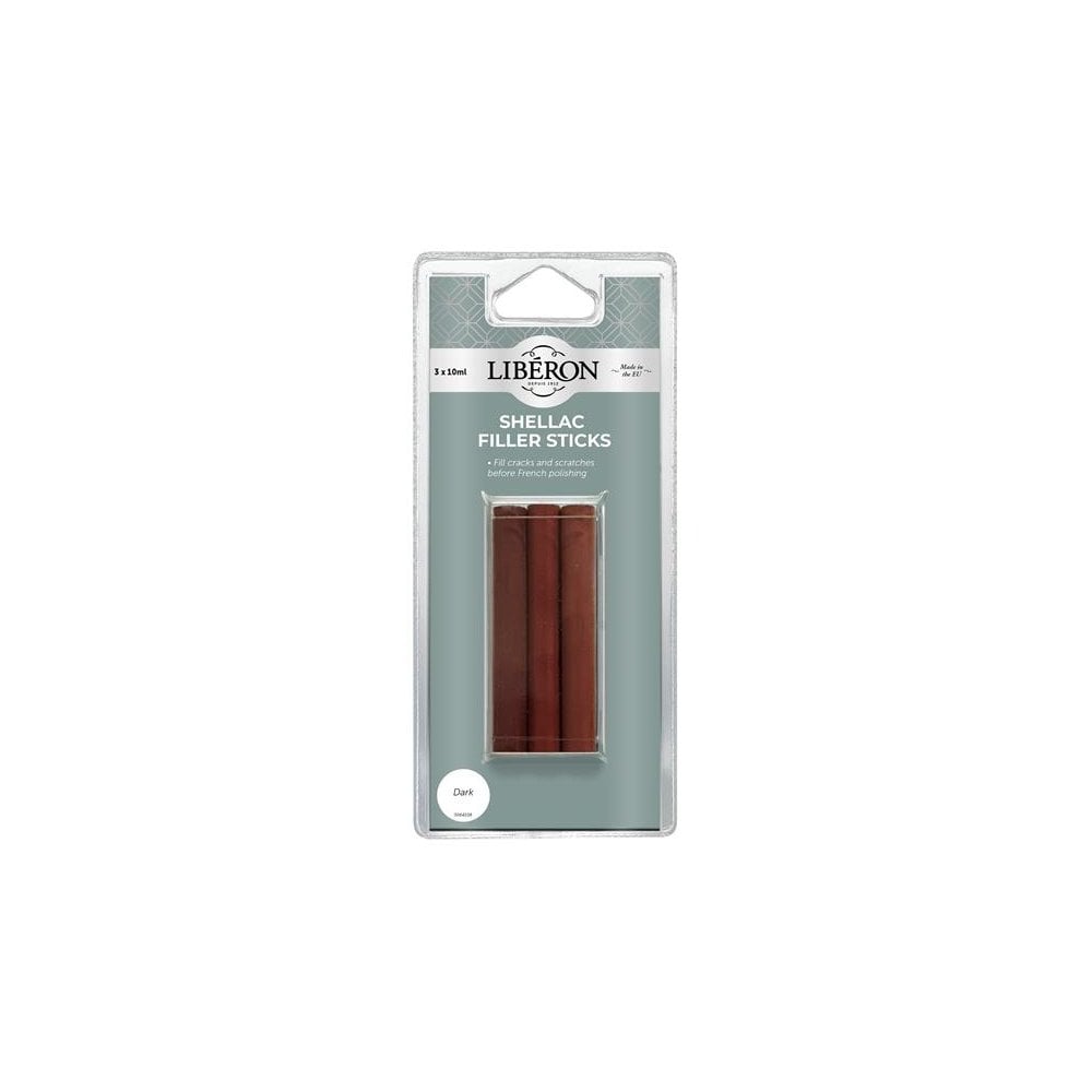 Liberon Shellac Filler Sticks Dark (3 Pack)-LIBSFSDN