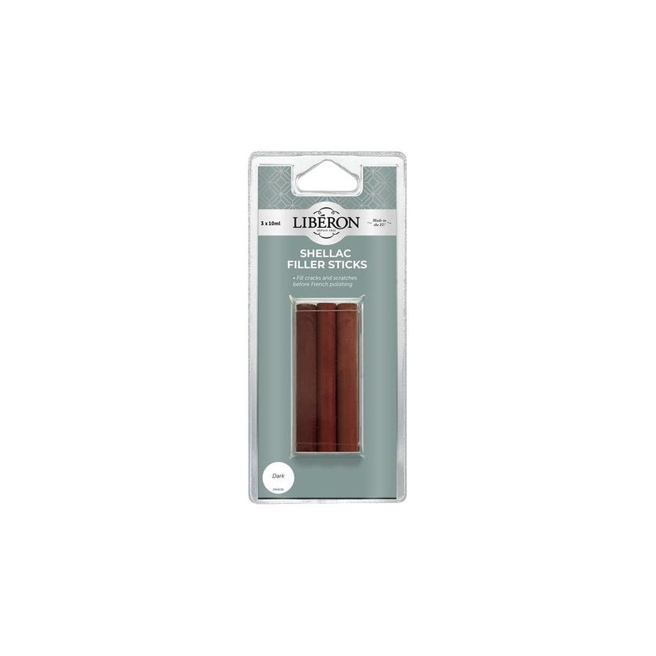 Liberon Shellac Filler Sticks Dark (3 Pack)-LIBSFSDN