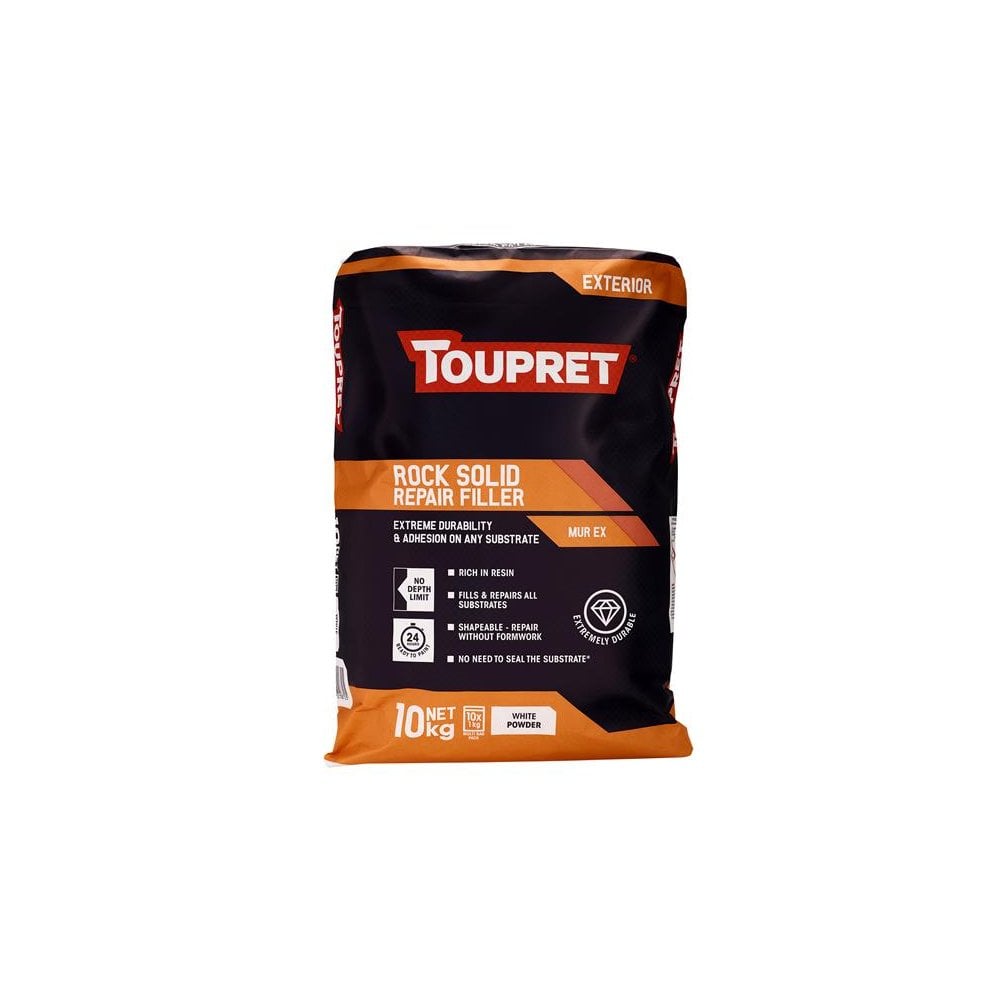 Toupret Rock Solid Repair Filler 10kg-TOUTTMUX01