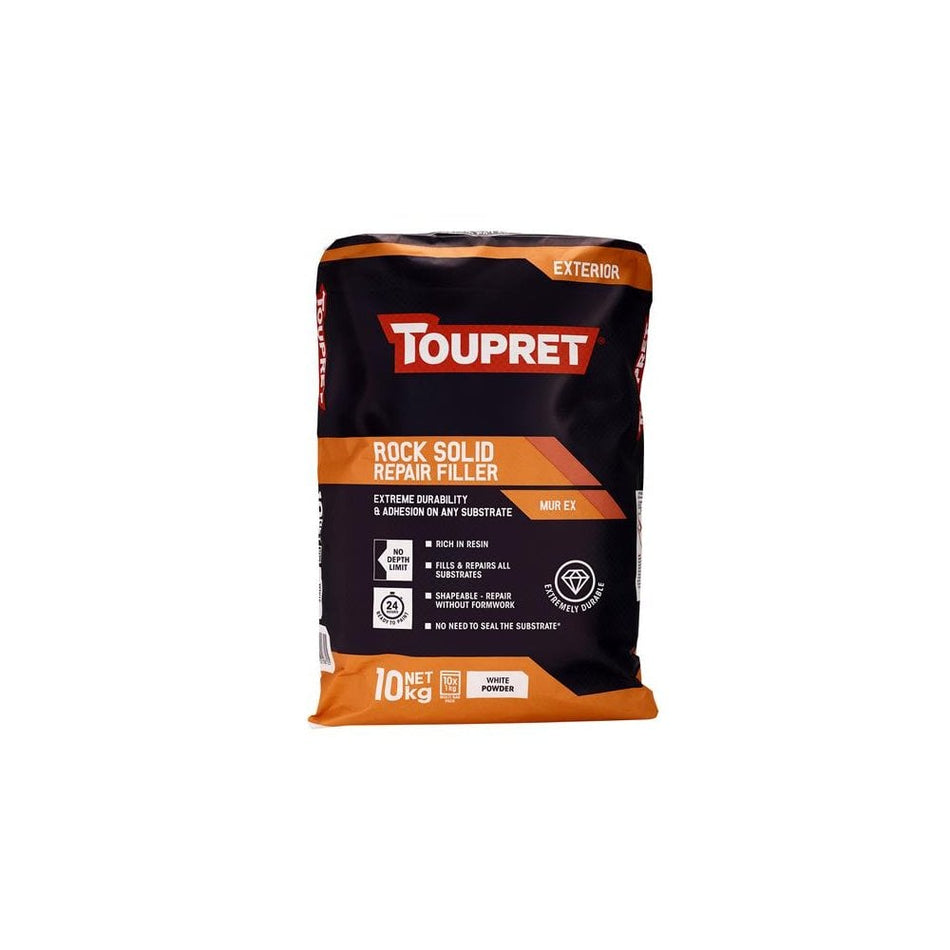 Toupret Rock Solid Repair Filler 10kg-TOUTTMUX01