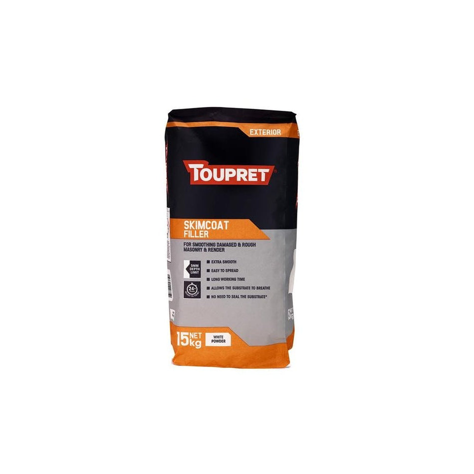 Toupret Exterior Skimcoat Filler 15kg-TOUTTEGFAP15