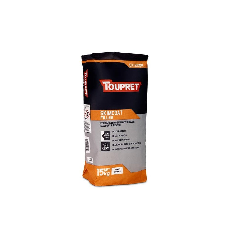 Toupret Exterior Skimcoat Filler 15kg-TOUTTEGFAP15