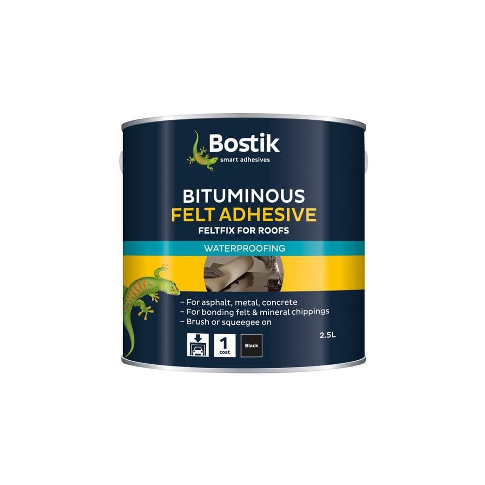Bostik Bituminous Felt Adhesive 2.5 litre-BST164024