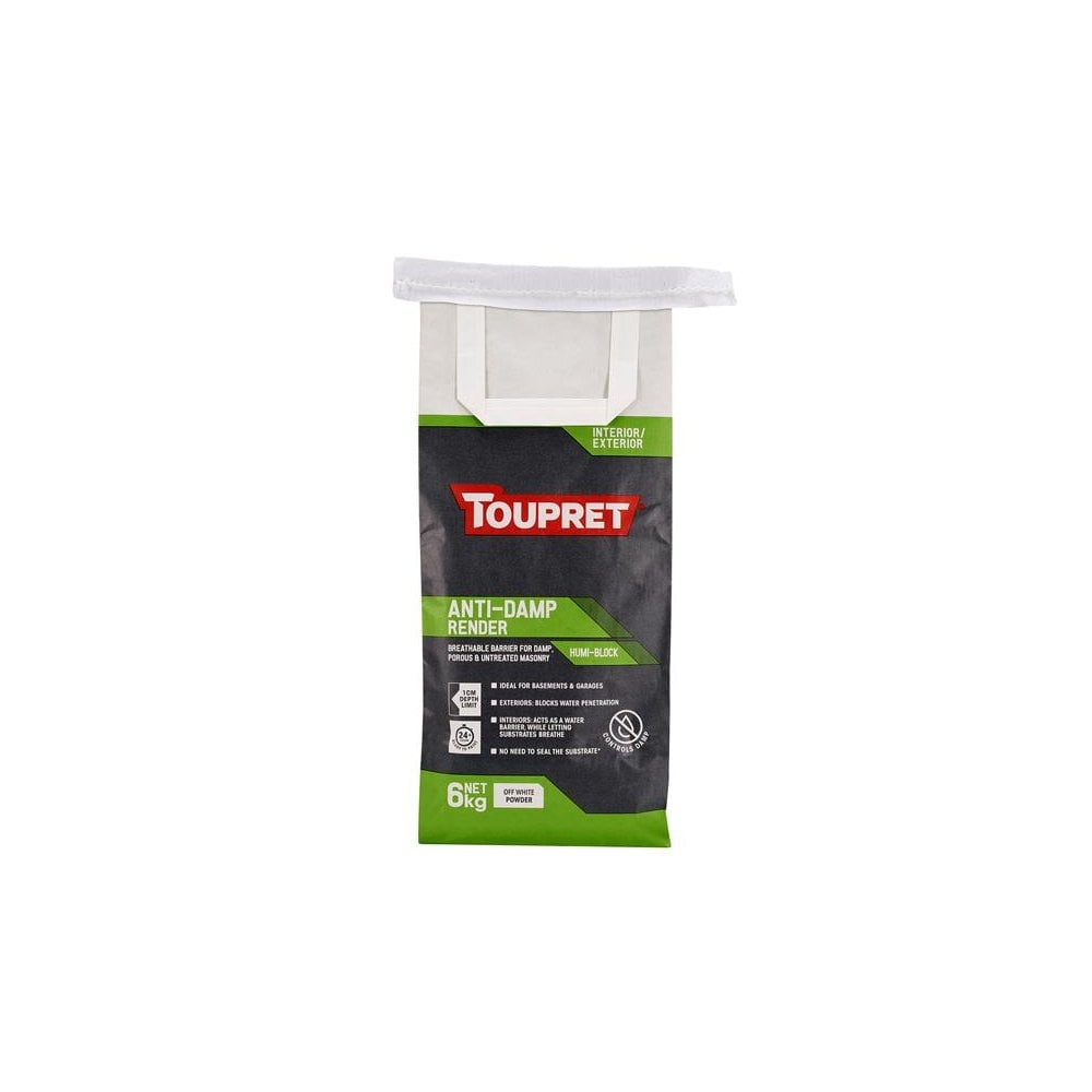 Toupret Anti-damp Render 6kg-TOUTTHUMIB06