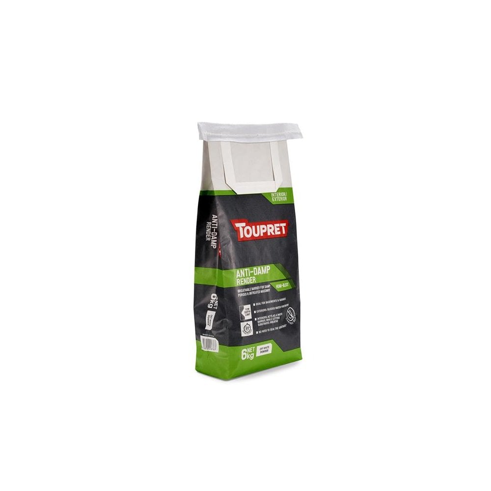 Toupret Anti-damp Render 6kg-TOUTTHUMIB06