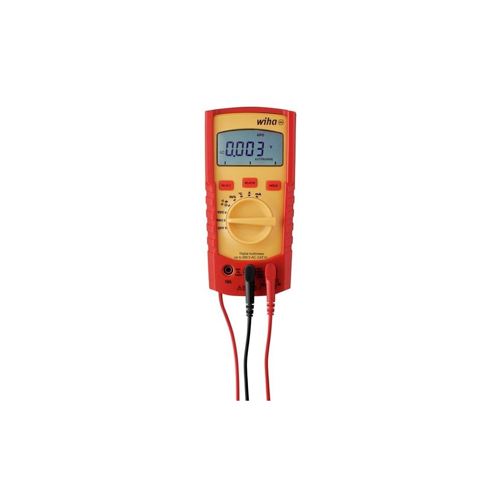 Wiha Digital Multimeter 600 V AC, CAT IV-WHA45218