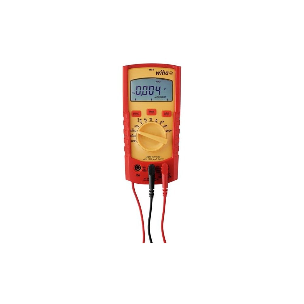Wiha Digital Multimeter 1,000 V AC, CAT IV-WHA45215