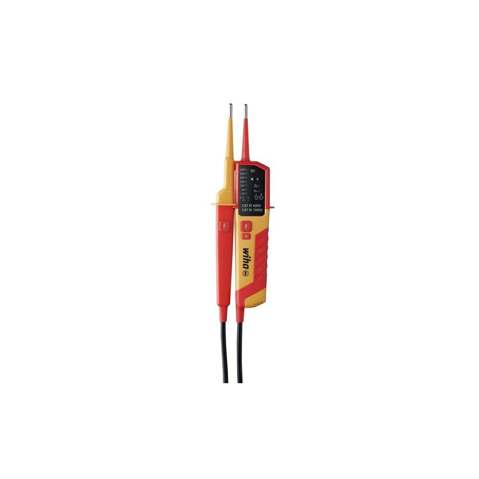 Wiha Voltage and Continuity Tester 12-1,000 V AC, CAT IV-WHA45216