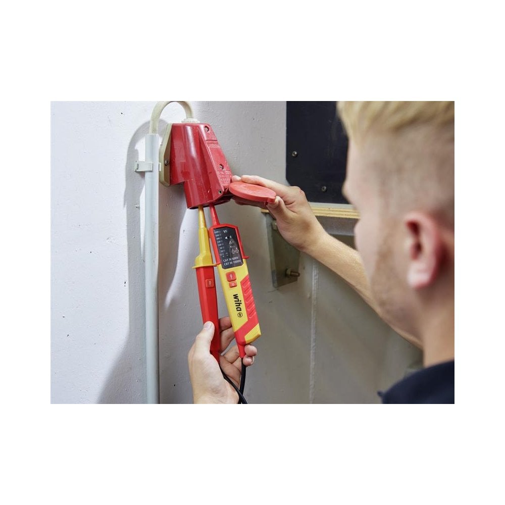Wiha Voltage and Continuity Tester 12-1,000 V AC, CAT IV-WHA45216