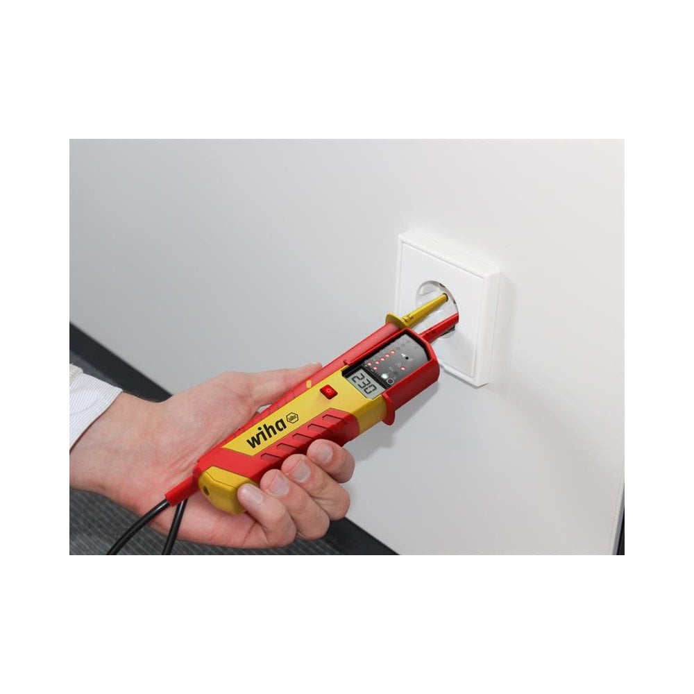 Wiha eMobility Voltage and Continuity Tester 12-1,000 V AC, CAT IV-WHA44319