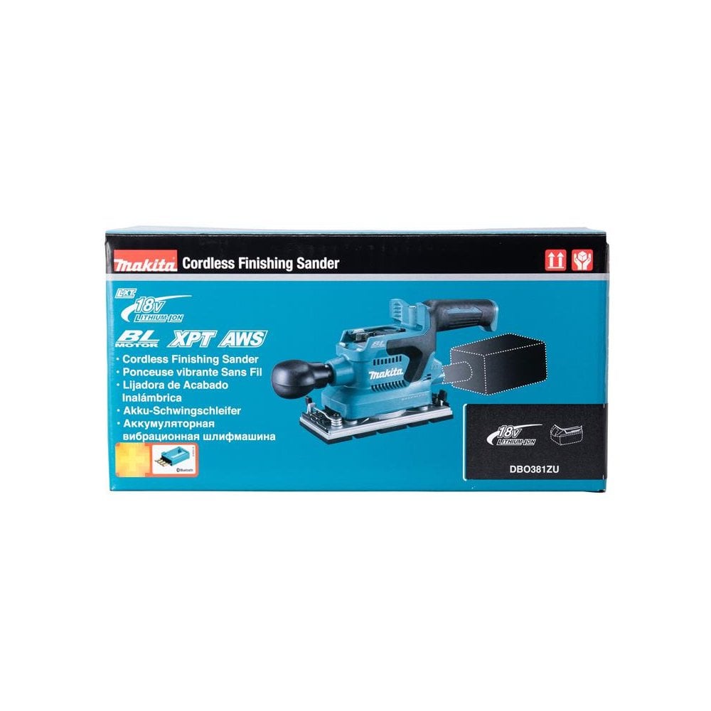 Makita DBO381ZU LXT Finishing Sander 18V Bare Unit-MAKDBO381ZU