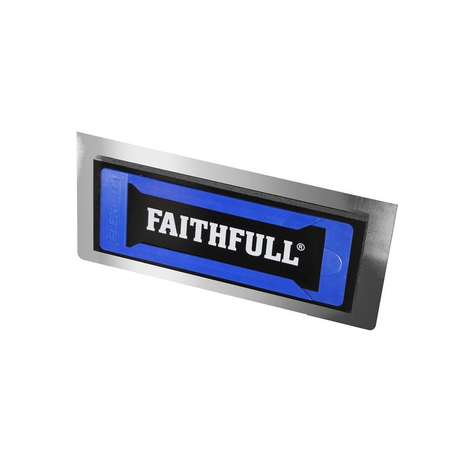 Faithfull Stainless Steel Flexifit Trowel with Foam 12in-FAIPFLEX12S