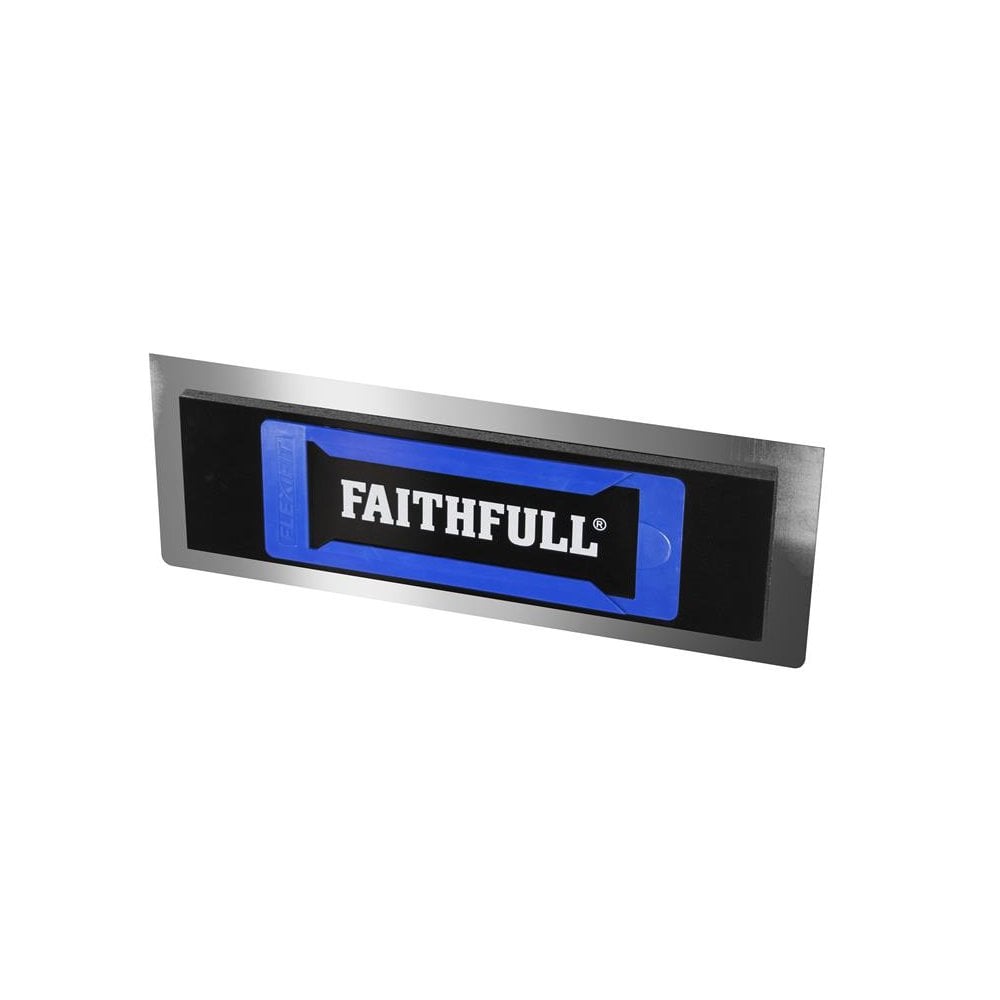 Faithfull Stainless Steel Flexifit Trowel with Foam 14in-FAIPFLEX14S