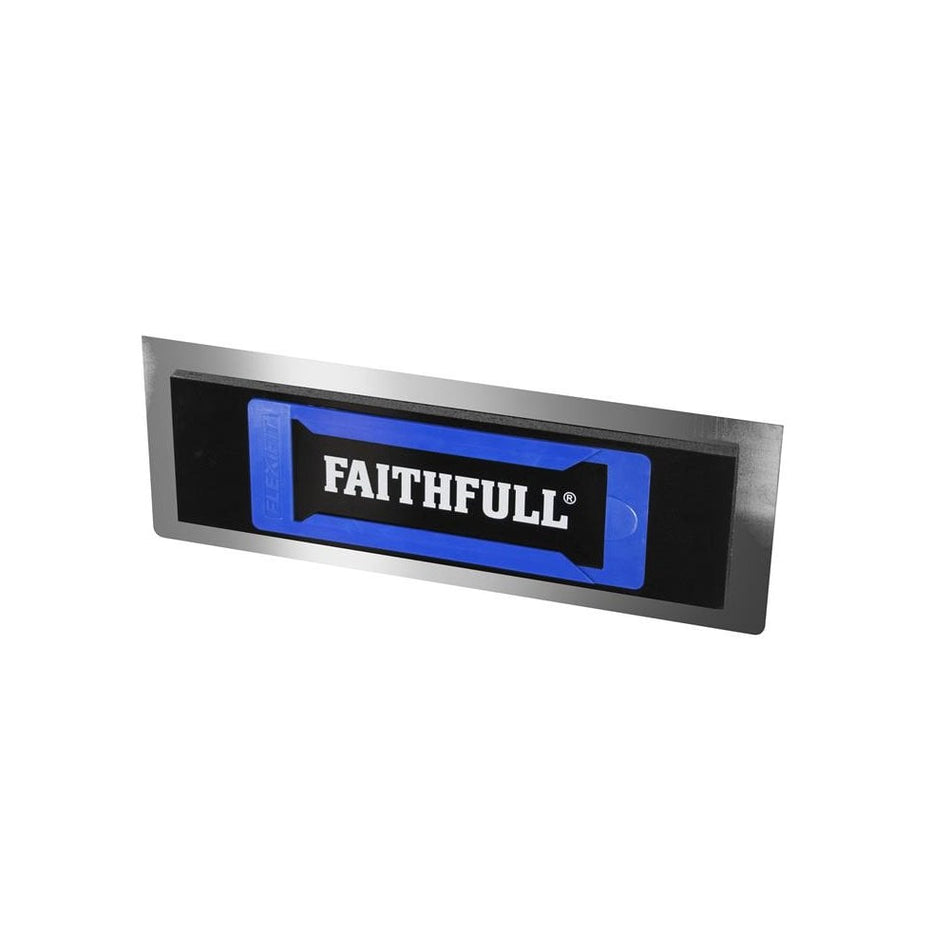 Faithfull Stainless Steel Flexifit Trowel with Foam 14in-FAIPFLEX14S