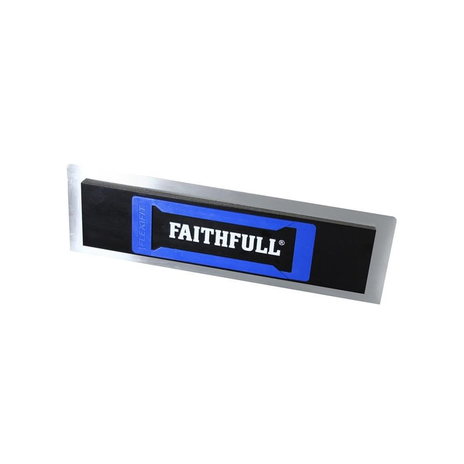 Faithfull Stainless Steel Flexifit Trowel with Foam 18in-FAIPFLEX18S