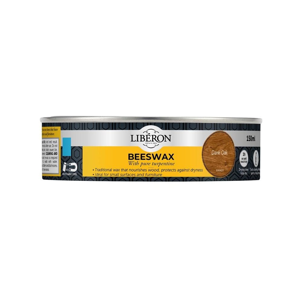 Liberon Beeswax Paste Dark 150ml-LIBBPD150N