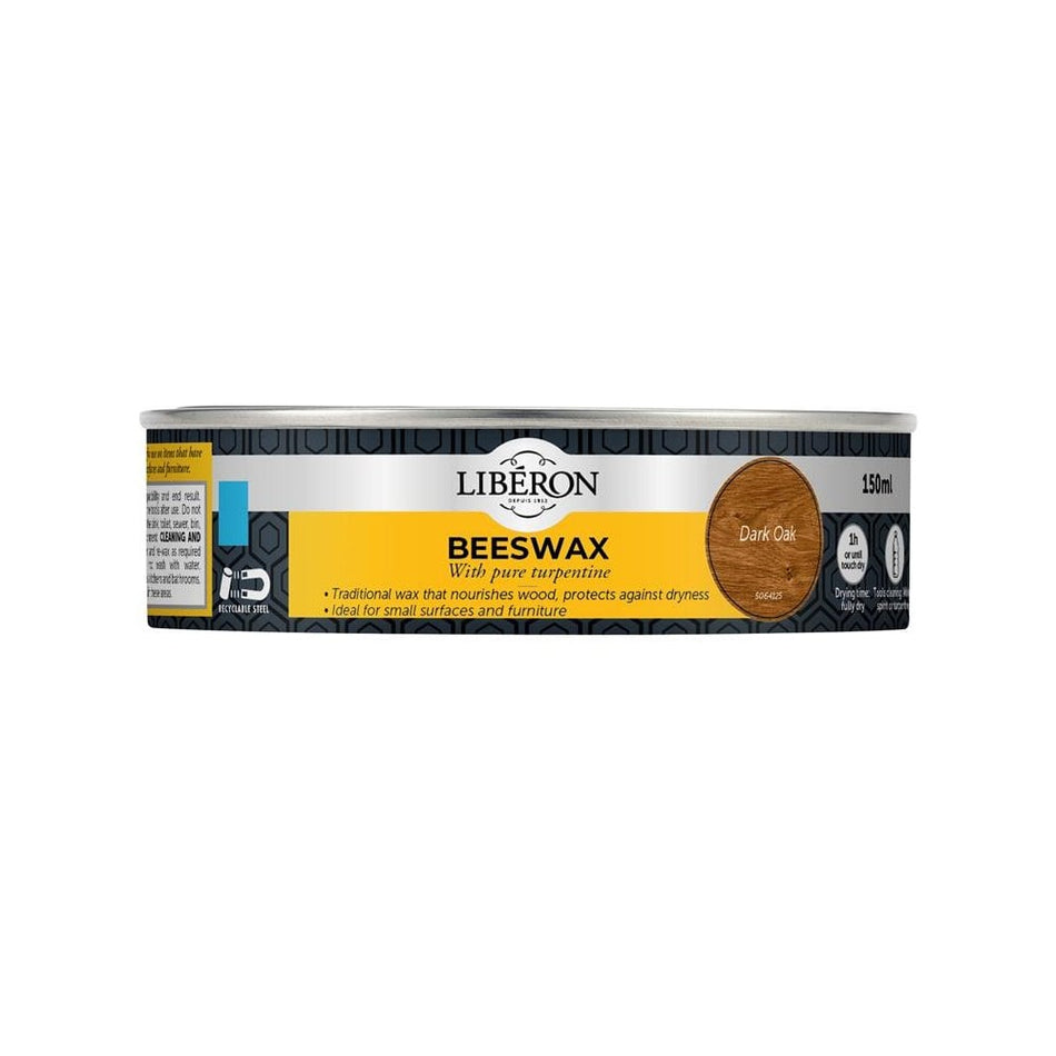Liberon Beeswax Paste Dark 150ml-LIBBPD150N