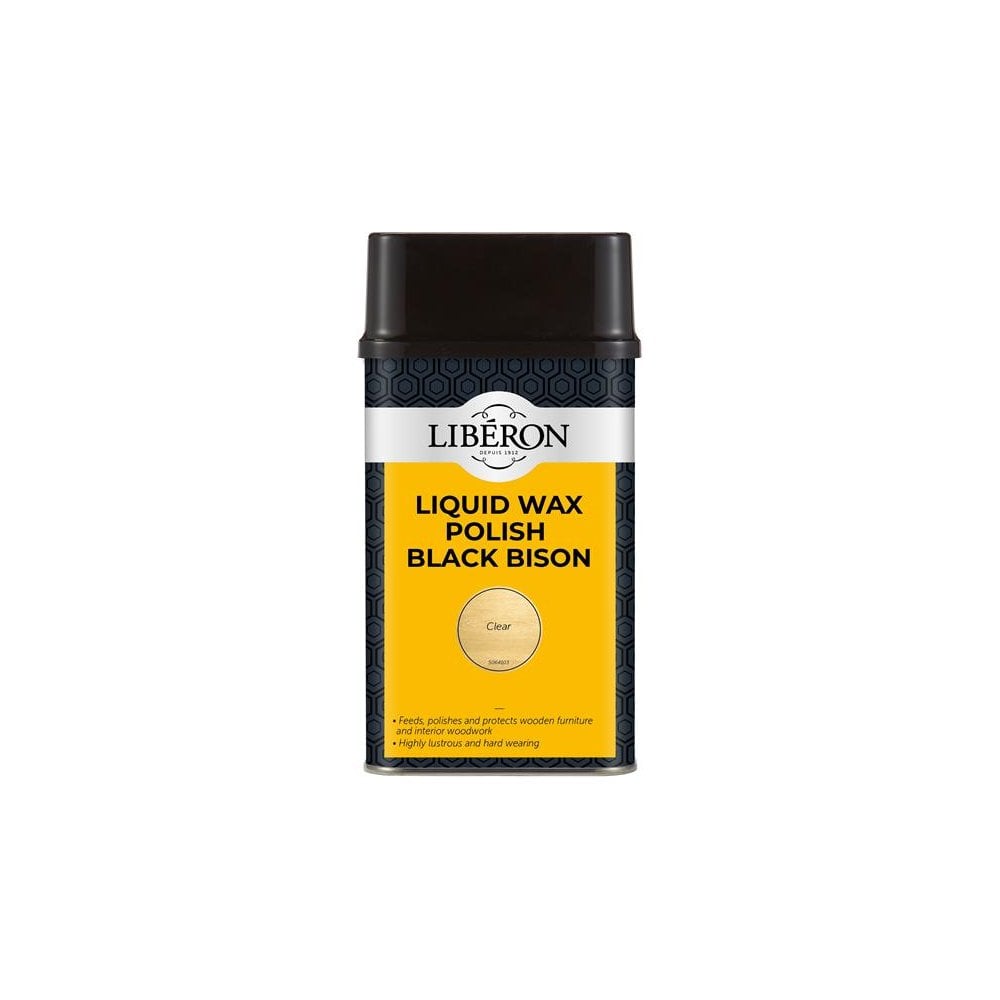 Liberon Liquid Wax Polish Black Bison Clear 500ml-LIBBLWCL500N