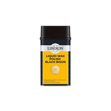 Liberon Liquid Wax Polish Black Bison Clear 500ml-LIBBLWCL500N