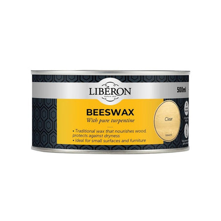 Liberon Beeswax Paste Clear 500ml-LIBBPCL500N
