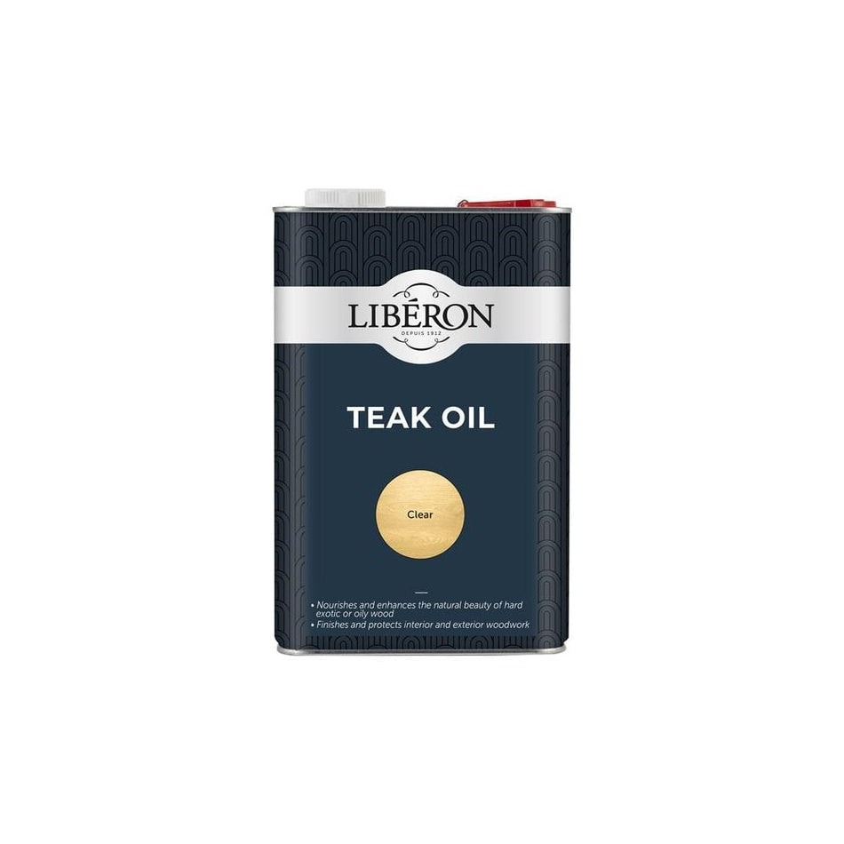 Liberon Teak Oil 5 litre-LIBTOUV5LN