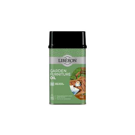 Liberon Garden Furniture Oil Teak 1 litre-LIB126173