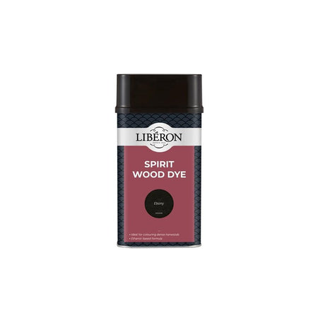 Liberon Spirit Wood Dye Ebony 1 litre-LIBSDE1LN