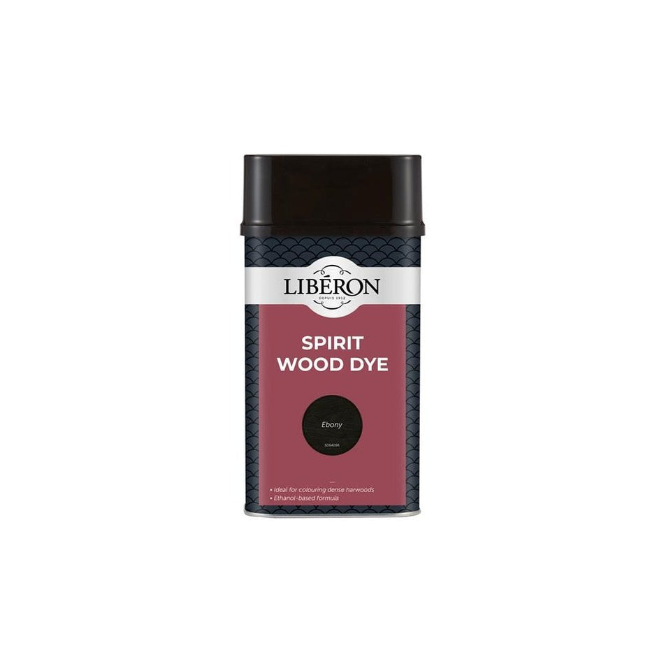 Liberon Spirit Wood Dye Ebony 1 litre-LIBSDE1LN