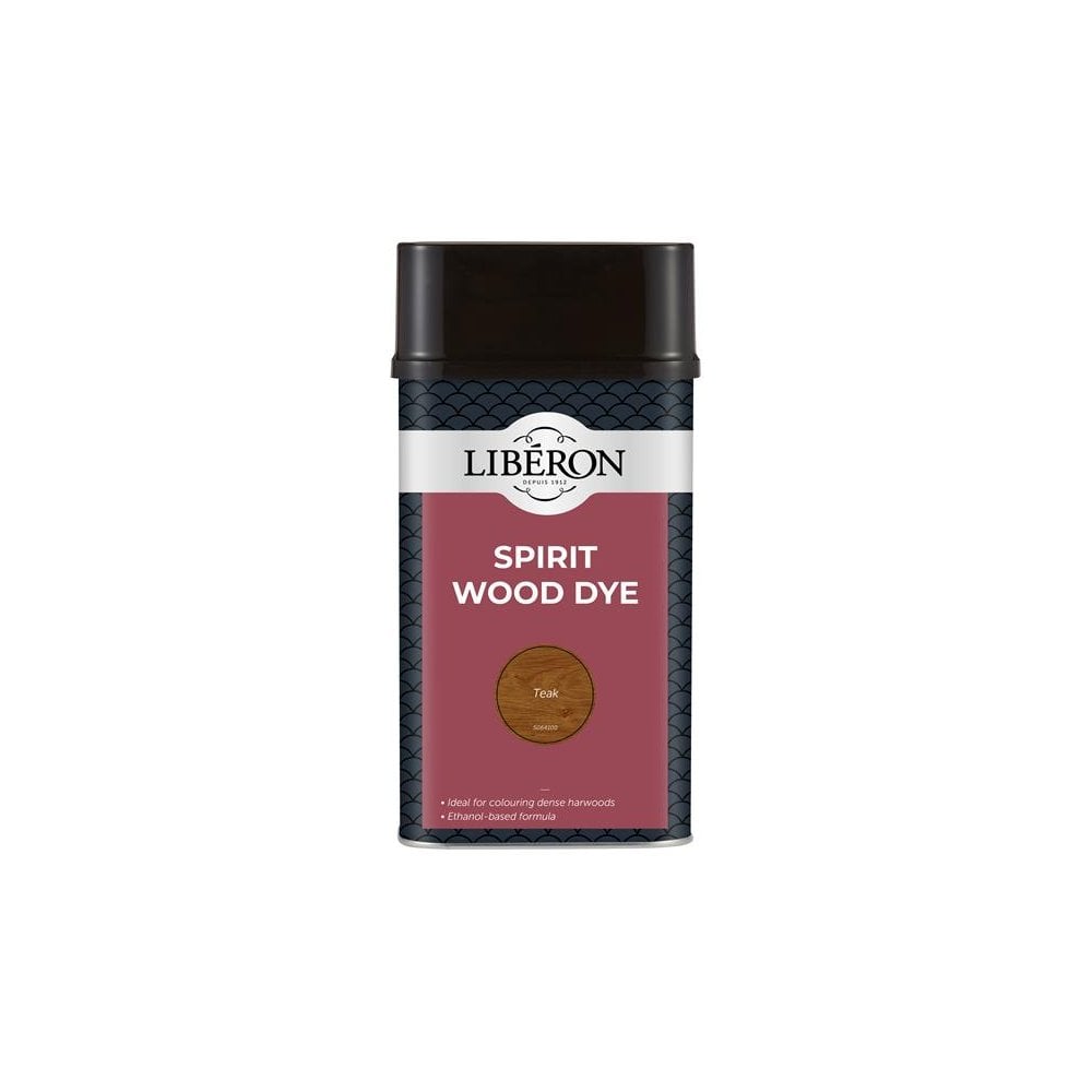Liberon Spirit Wood Dye Teak 1 litre-LIBSDT1LN