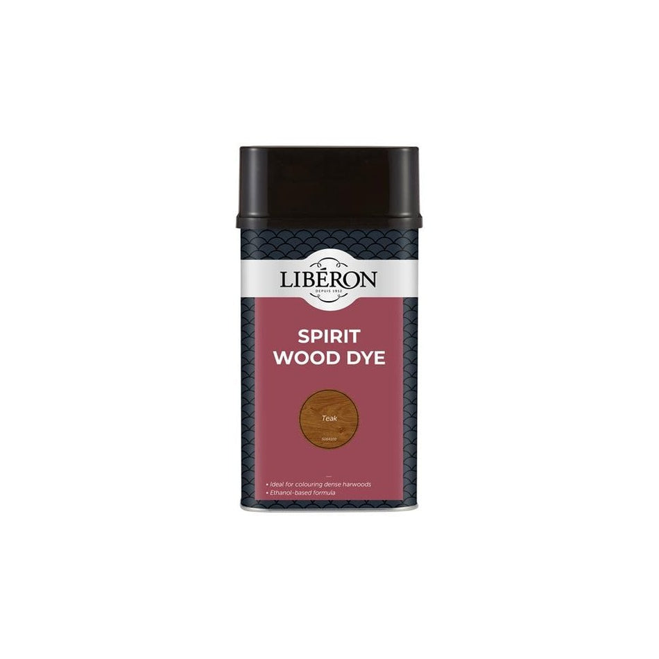 Liberon Spirit Wood Dye Teak 1 litre-LIBSDT1LN
