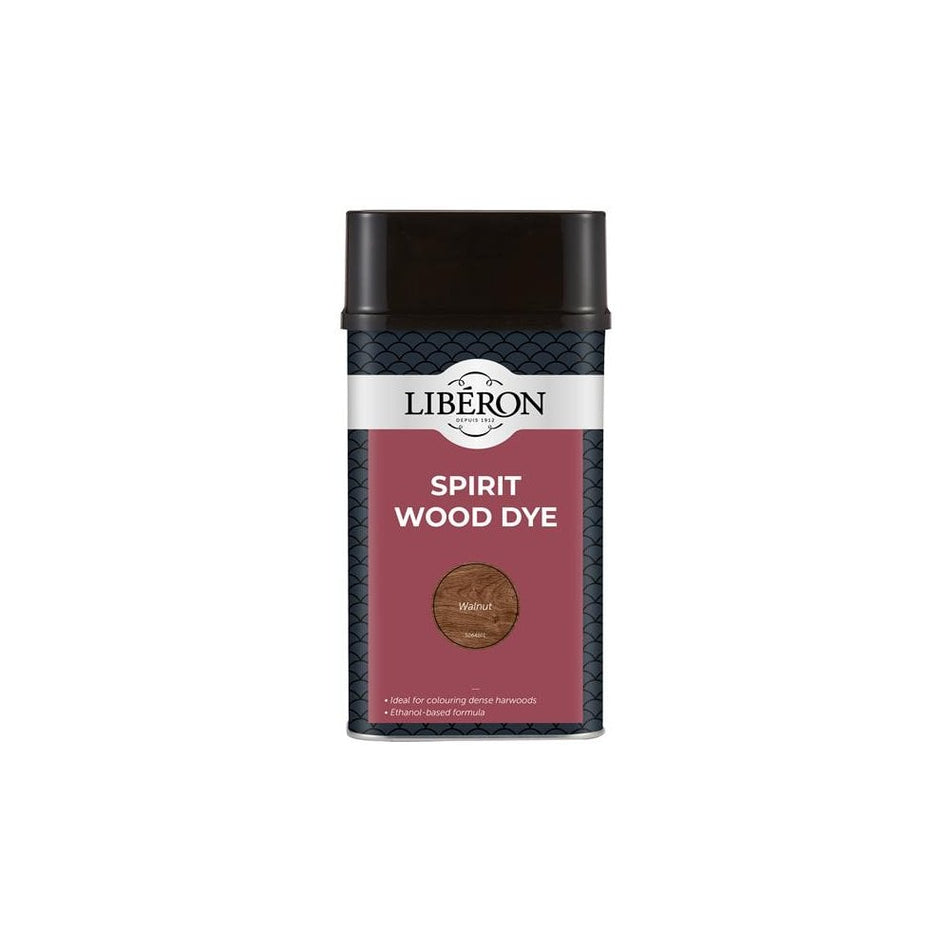 Liberon Spirit Wood Dye Walnut 1 litre-LIBSDW1LN