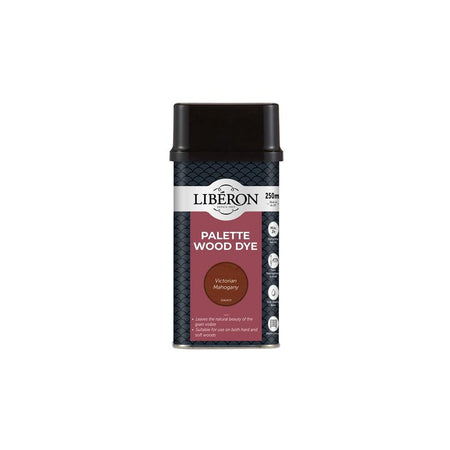 Liberon Palette Wood Dye Victoria Mahogany 250ml-LIBWDPM250N