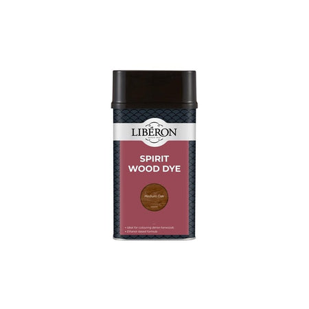 Liberon Spirit Wood Dye Medium Oak 1 litre-LIBSDMO1LN