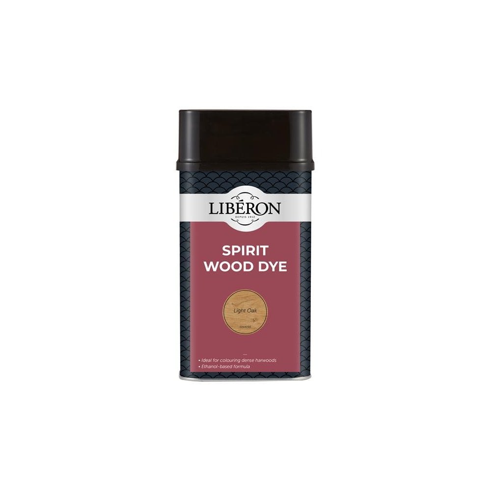 Liberon Spirit Wood Dye Light Oak 1 litre-LIBSDLO1LN