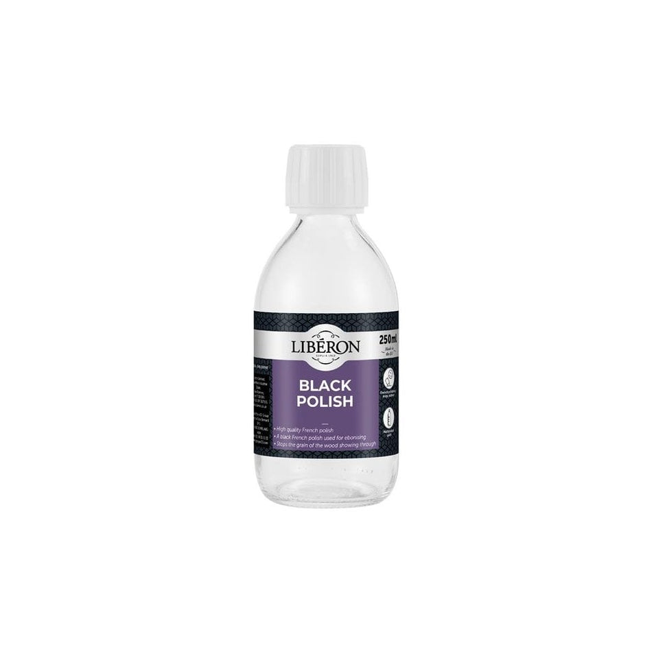 Liberon Black Polish 250ml-LIBBP250N
