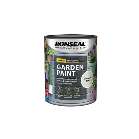 Ronseal Garden Paint Mountain Mist 750ml-RSLGPMM750