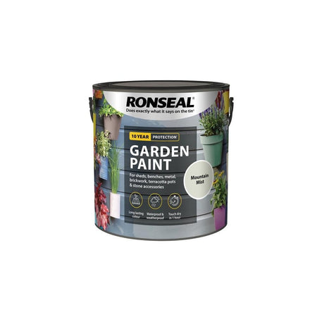 Ronseal Garden Paint Mountain Mist 2.5 litre-RSLGPMM25L