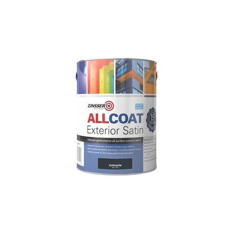 Zinsser AllCoat® Exterior Anthracite 1 litre-ZINACEAN1L