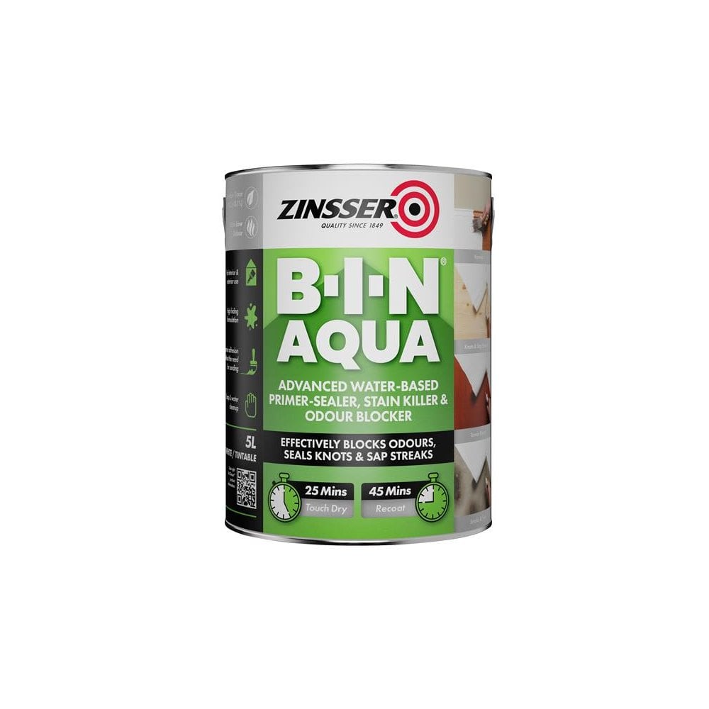 Zinsser B-I-N® Aqua 5 litre-ZINBINA5L