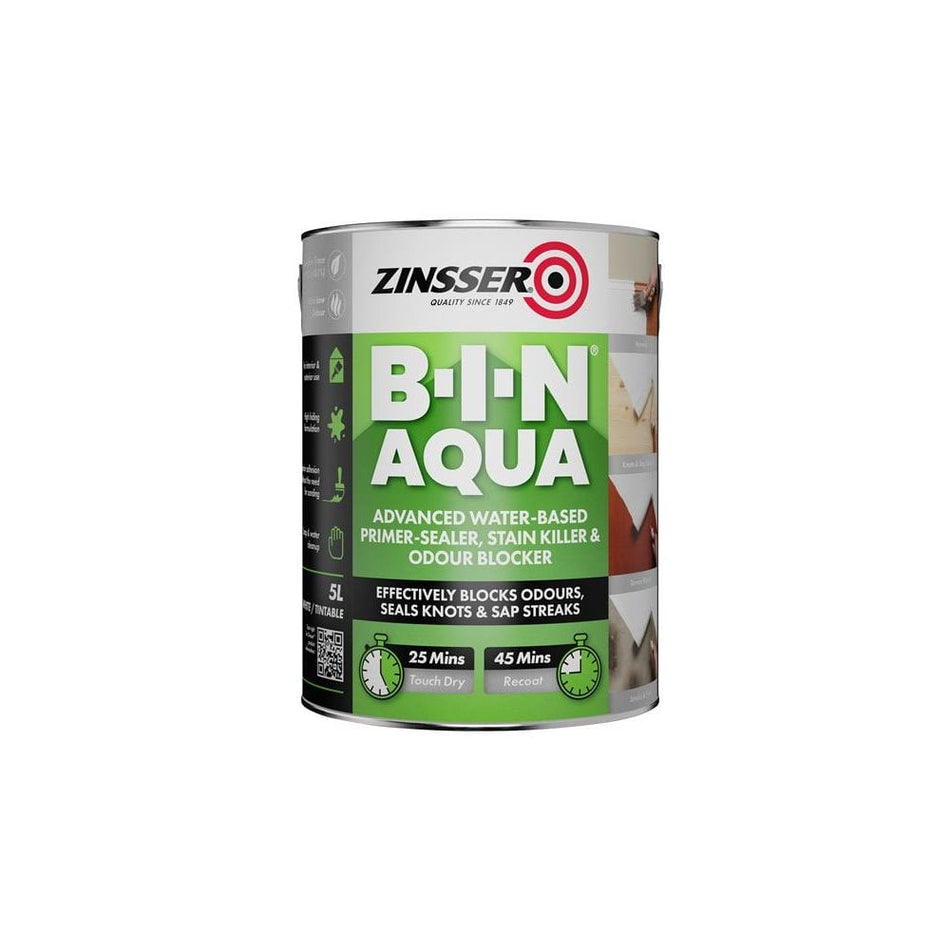 Zinsser B-I-N® Aqua 5 litre-ZINBINA5L