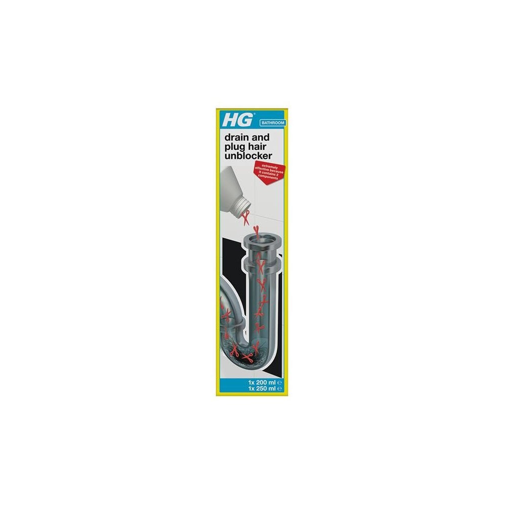 HG Drain and Plug Hair Unblocker 450ml-H/G667045106