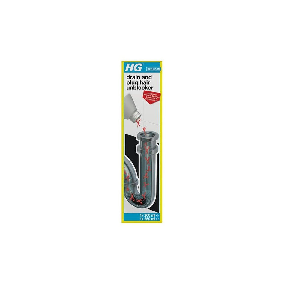 HG Drain and Plug Hair Unblocker 450ml-H/G667045106