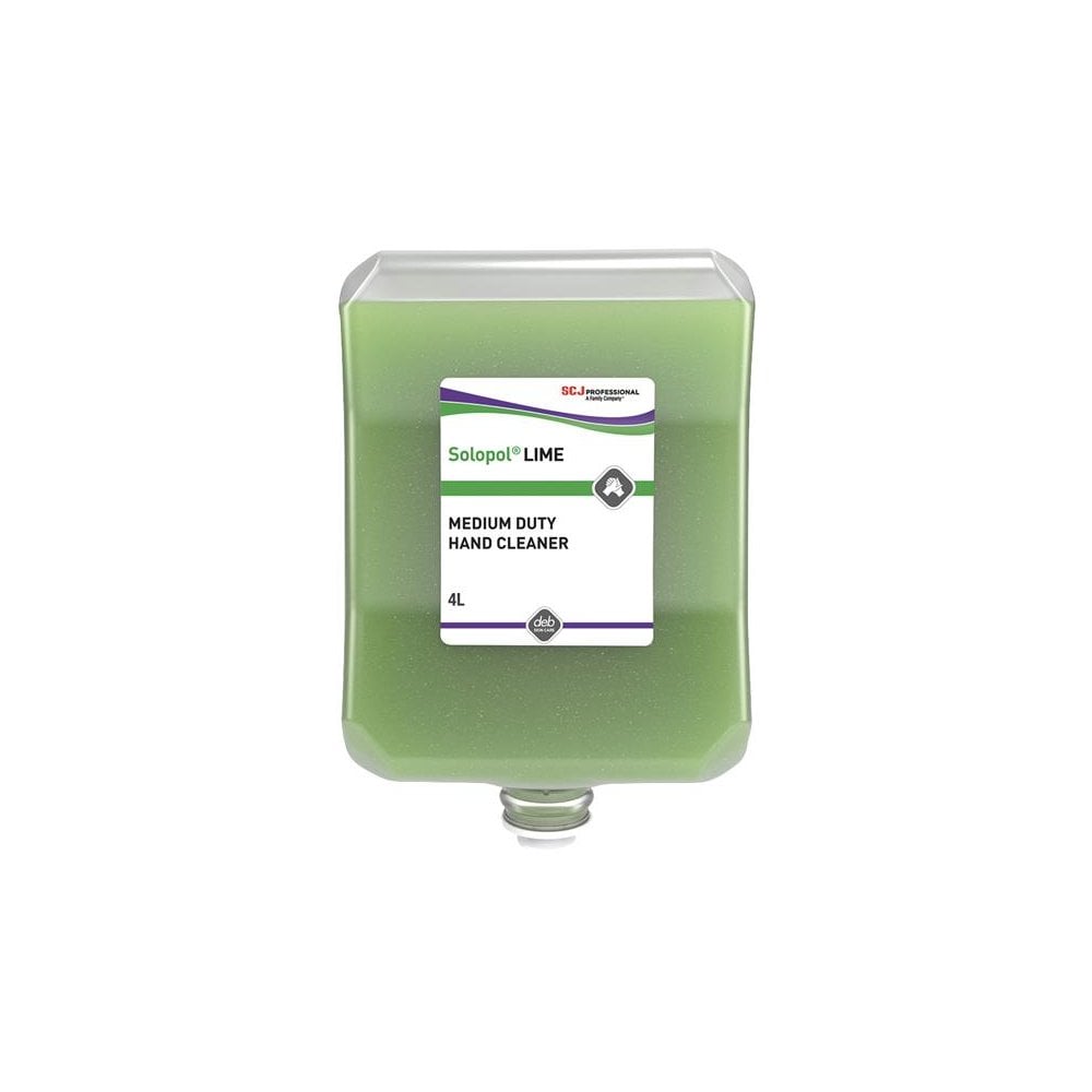 SC Johnson Professional Solopol® Lime Medium/Heavy-Duty Hand Wash Cartridge 4 litre-SCJLIM4LTR