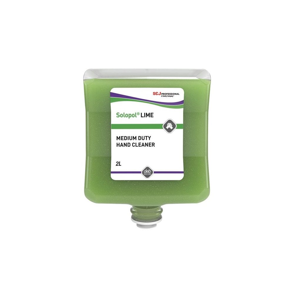 SC Johnson Professional Solopol® Lime Medium/Heavy-Duty Hand Wash Cartridge 2 litre-SCJLIM2LT