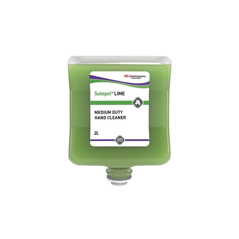 SC Johnson Professional Solopol® Lime Medium/Heavy-Duty Hand Wash Cartridge 2 litre-SCJLIM2LT