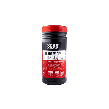 Scan Heavy-duty Trade Wipes (Tub 100)-SCACWT100